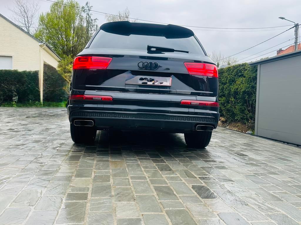 Audi Q7, Auto's, Audi, Automaat, Adaptive Cruise Control, Zwart, Leder