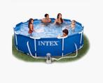 Intex frame zwembad met pomp & verwarming, Tuin en Terras, Ophalen