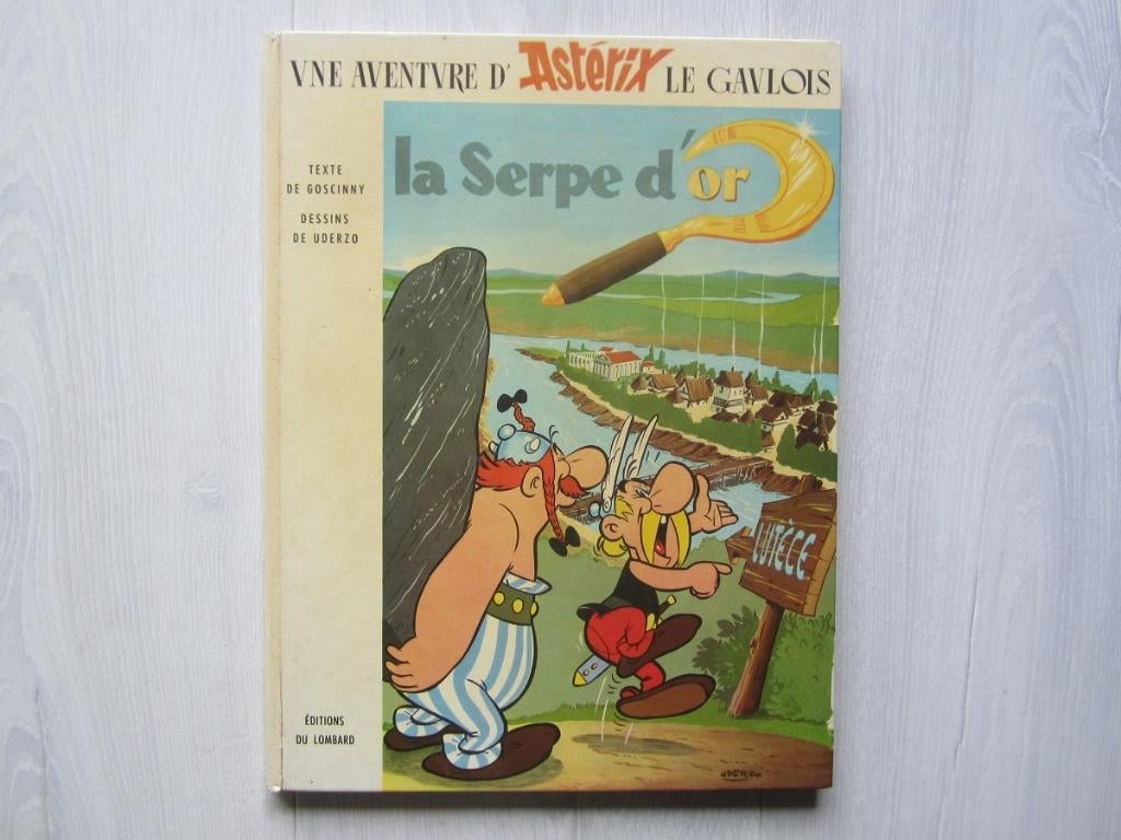 Astérix - La serpe d'or - 2c de 1968 - 10,00Eur, Livres, BD, Utilisé, Une BD, Enlèvement ou Envoi