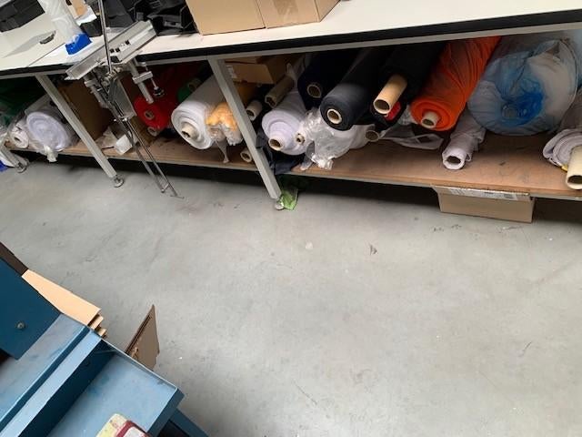 Textielrollen Sport, Ophalen