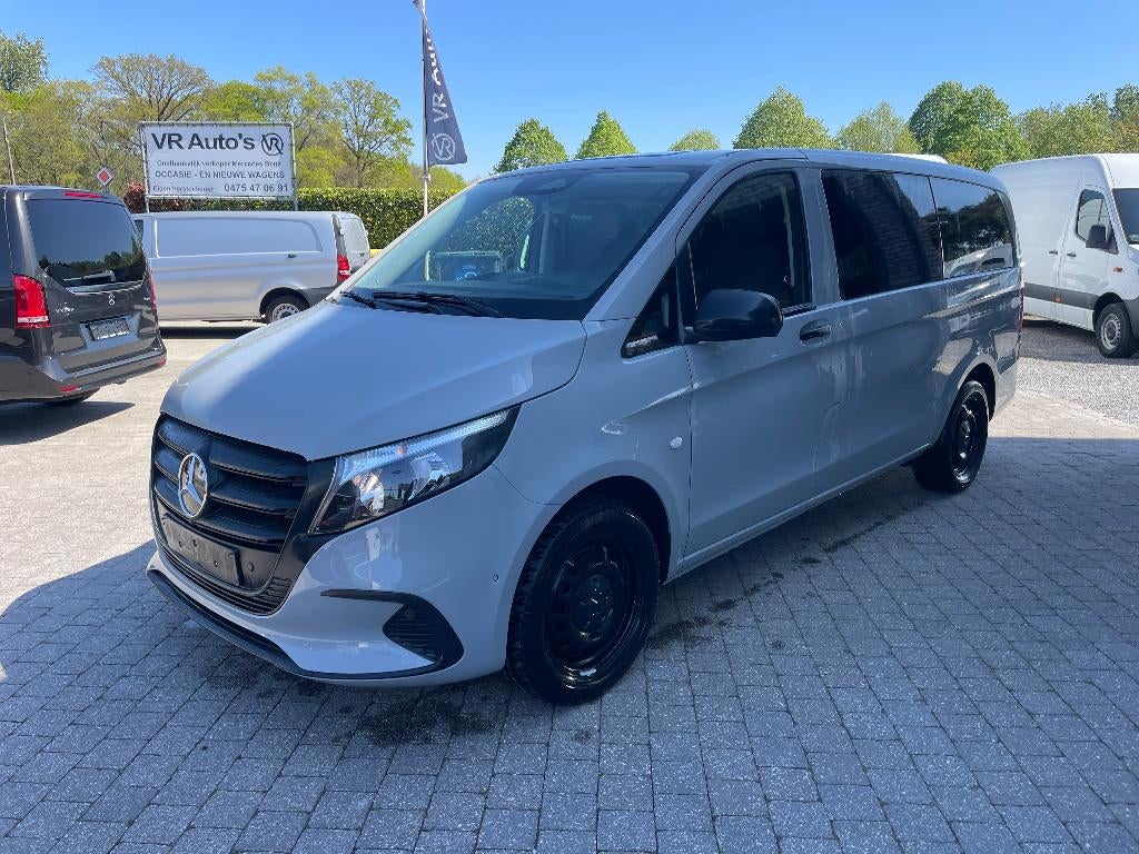 MERCEDES VITO 110CDI L2 DUBBEL-CABINE FACE-LIFT, Cuir, Euro 6, Entreprise, Boîte manuelle