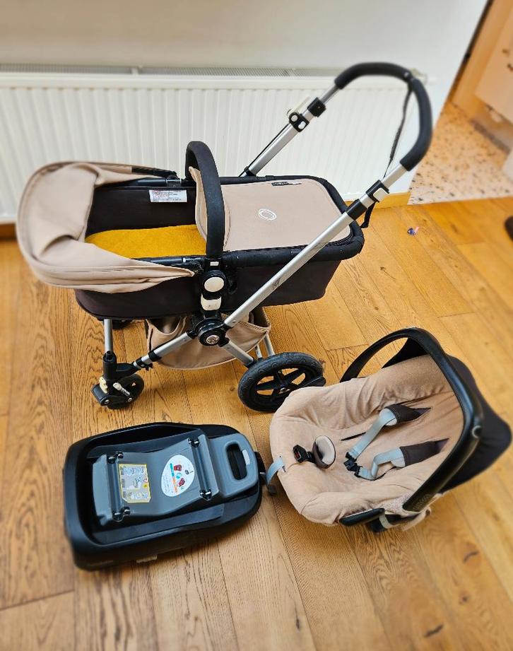 Bugaboo Cameleon + Maxi-Cosi Pebble + Isofix – Complete set!, Kinderen en Baby's, Kinderwagens en Combinaties, Gebruikt, Combiwagen