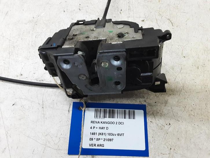 SERRURE DE PORTE ARRIÈRE GAUCHE Kangoo / Grand Kangoo (KW), Autos : Pièces & Accessoires, Carrosserie & Tôlerie, Renault, Arrière