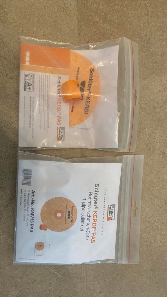 Schlüter KERDI PAS 2ST., Ophalen, Nieuw