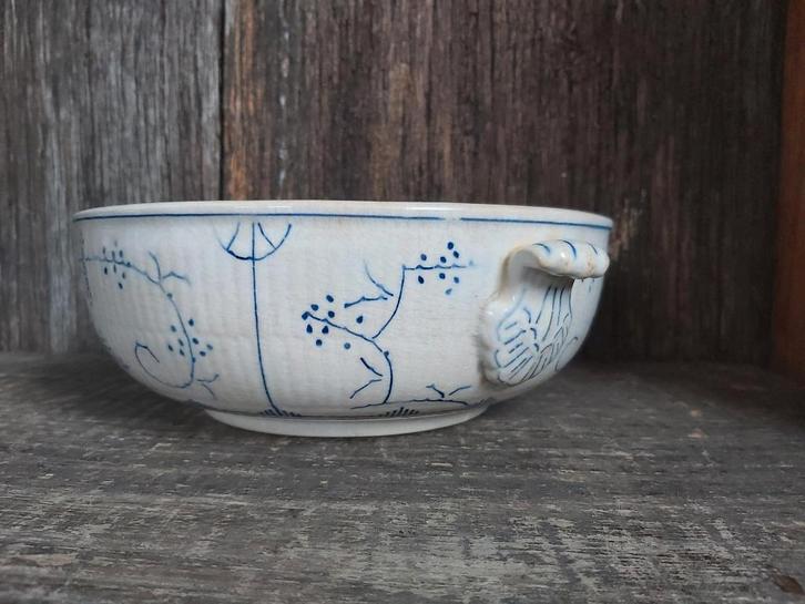 Mooie oude beboterde ronde schaal Boch Copenhague, Antiquités & Art, Antiquités | Services (vaisselle) pièces, Enlèvement ou Envoi