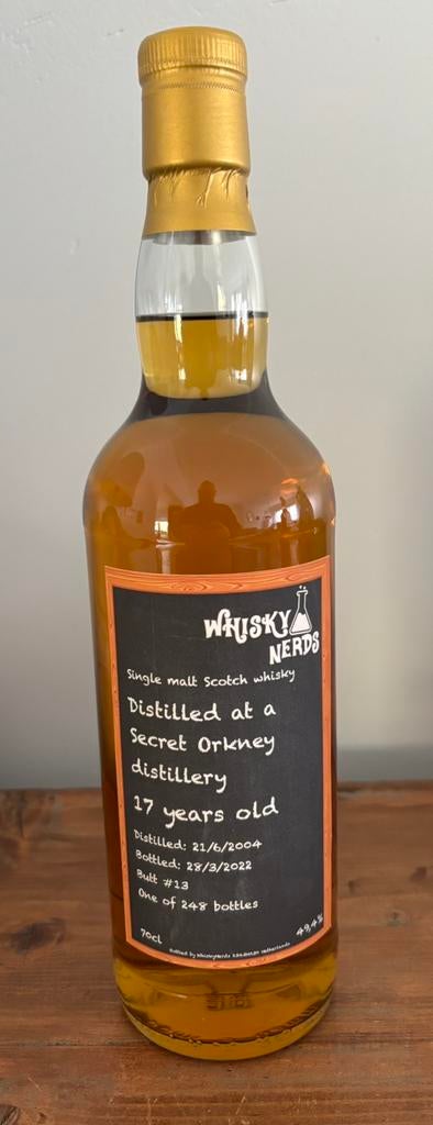 Secret Orkney 2004 Whisky Nerds, Ophalen, Nieuw