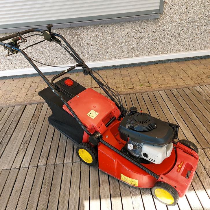 Goed onderhouden wolf garten grasmaaier met honda motor., Tuin en Terras, Grasmaaiers, Versnellingen, Ophalen