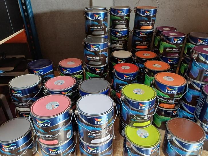 levis ambiance mur verf pot van 2.5 liter nieuw veel kleuren, Bricolage & Construction, Peinture, Vernis & Laque, Neuf, Peinture