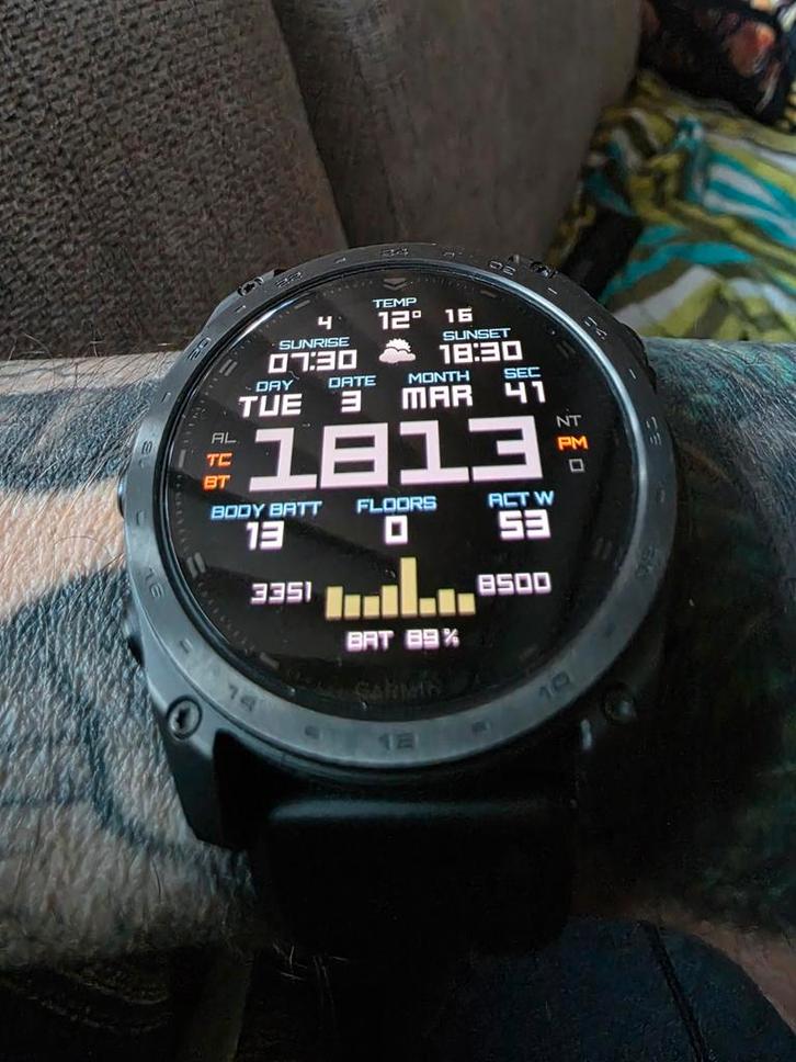 Garmin Tactix 8 AMO 51 mm, Bijoux, Sacs & Beauté, Montres connectées, Enlèvement ou Envoi