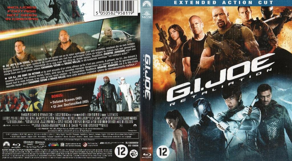 g.i. joe retalation (blu-ray) neuf, Enlèvement ou Envoi, Comme neuf, Action