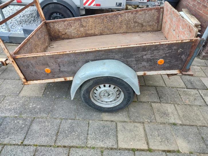 Te koop 2 Enkel Aanhangwagens, Auto diversen, Aanhangers en Bagagewagens, Ophalen