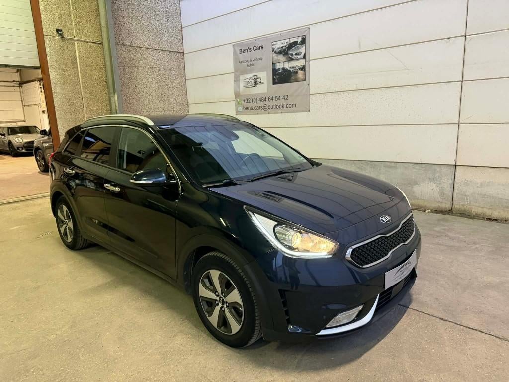 Kia Niro Fusion 1.6 GDI HEV hybride DCT automatique, Autos, Kia, Euro 6, Entreprise, Entretenue par le concessionnaire, Noir