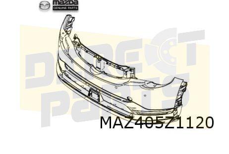 Mazda MX-30 (7/20-) voorbumper (bij koplampsproeiers) (te sp, -, -, Nieuw, Mazda