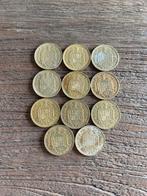 Spaanse 1 peseta munten – Franco & Juan Carlos – 11 stuks, Ophalen of Verzenden, Overige landen, Setje