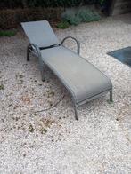 tuinligzetel, Jardin & Terrasse, Chaises de jardin, Enlèvement, Utilisé, Aluminium