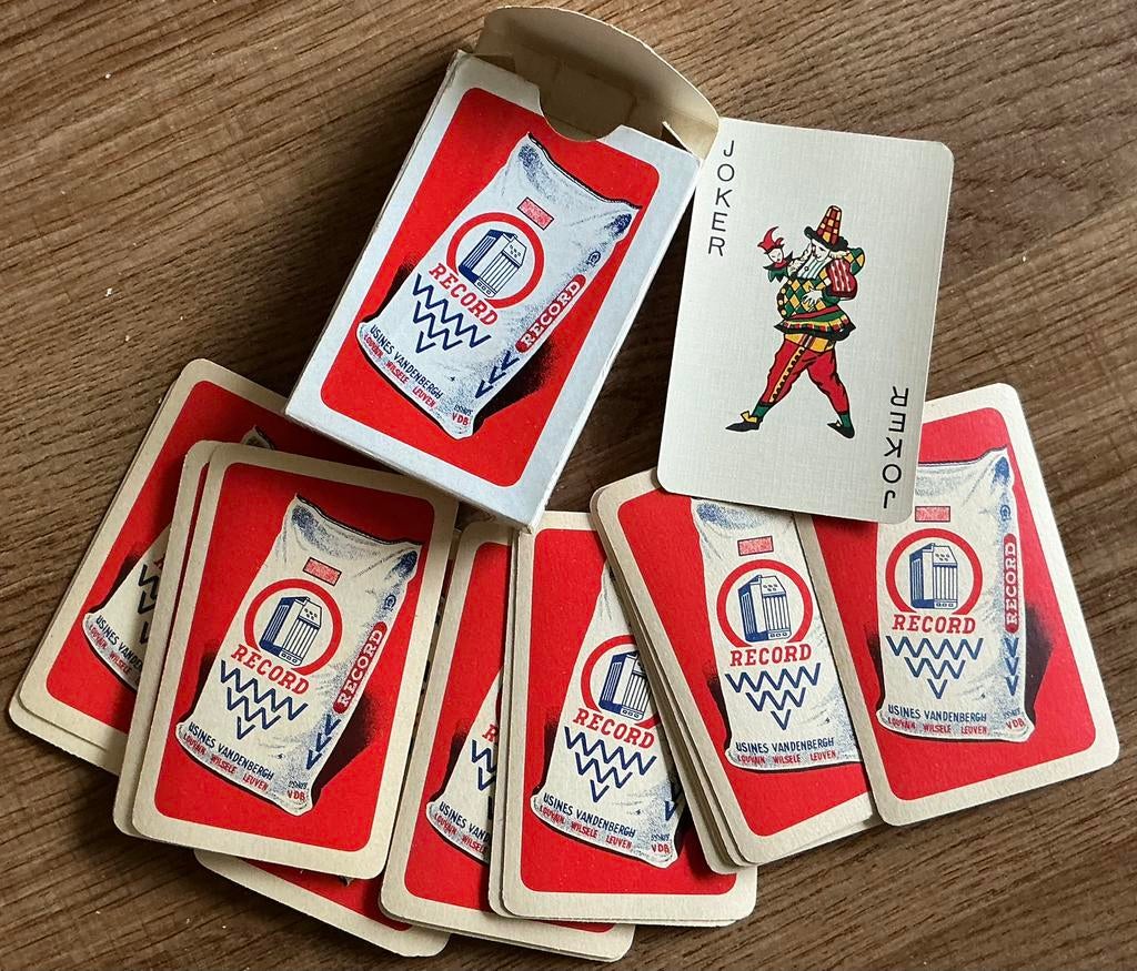Kaartspel RECORD VOEDERS/LEUVEN, Verzamelen, Ophalen of Verzenden, Zo goed als nieuw, Speelkaart(en)