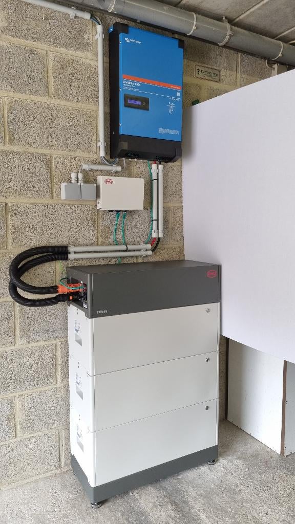 Victron multiplus 5000 gx2 met 12kW BYD thuisbatterij, Bricolage & Construction, Panneaux solaires & Accessoires, Enlèvement, Utilisé