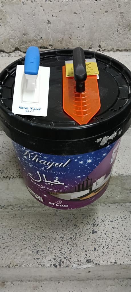 Peinture khayal blanc + primer, Bricolage & Construction, Enlèvement, Blanc, Peinture