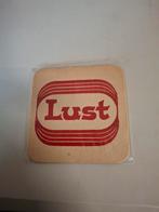 Oud bierviltje Lust Kortrijk, Verzamelen, Biermerken, Ophalen of Verzenden