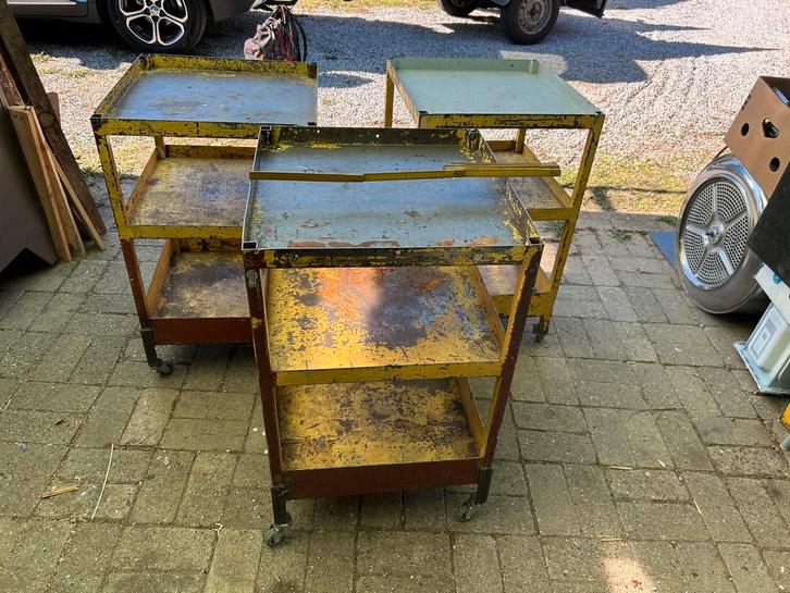 Werktrolley/werkkar, Doe-het-zelf en Bouw, Werkbanken, Gebruikt, Minder dan 70 cm, Inklapbaar, Ophalen