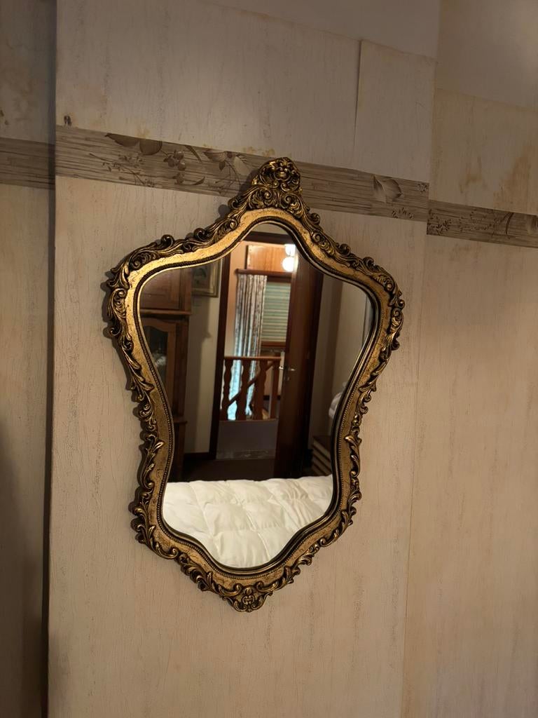 Prachtige antieke  spiegel in Rococo-stijl, Antiek en Kunst, Ophalen