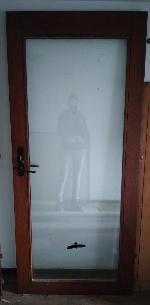 Portes vitrées, Bricolage & Construction, Double vitrage, 160 cm ou plus, Enlèvement, Utilisé