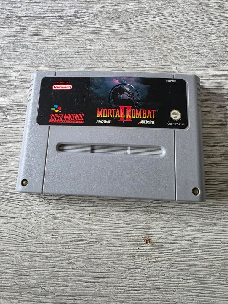 Mortal Kombat 2 Super Nintendo SNES, Consoles de jeu & Jeux vidéo, Jeux | Nintendo Super NES, 2 joueurs, Enlèvement ou Envoi, Utilisé