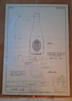 Ontwerp plan  flesje Corsendonk Bier, Collections, Enlèvement, Comme neuf, Autres marques