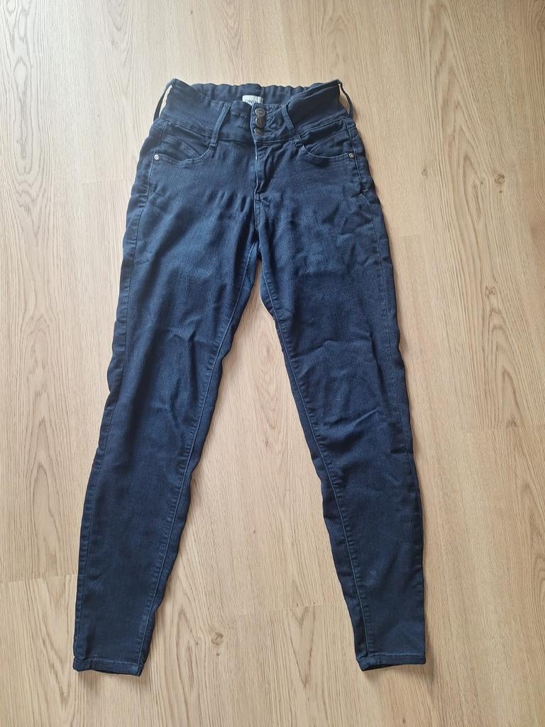 Donkerblauwe jeans van Only, Legging, Only, Blauw, Maat 40/42 (M)