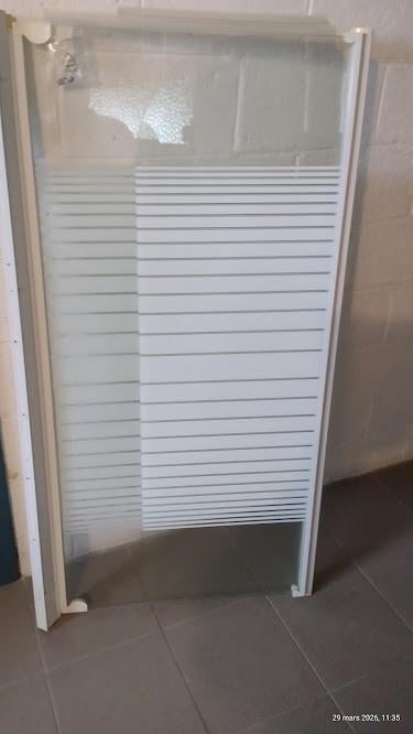 porte pour salle de bain, Enlèvement, Utilisé, Blanc, Autres types