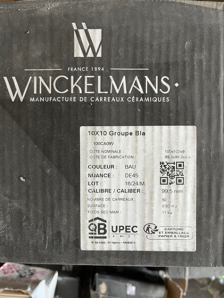 Winckelmans, Bricolage & Construction, Dalles & Carrelages, Enlèvement, Neuf