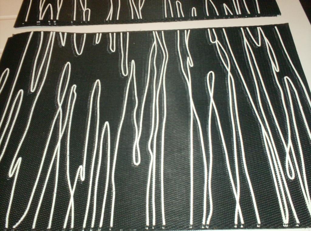 8 mooie placemats, Ophalen, Zo goed als nieuw, Zwart, Placemat