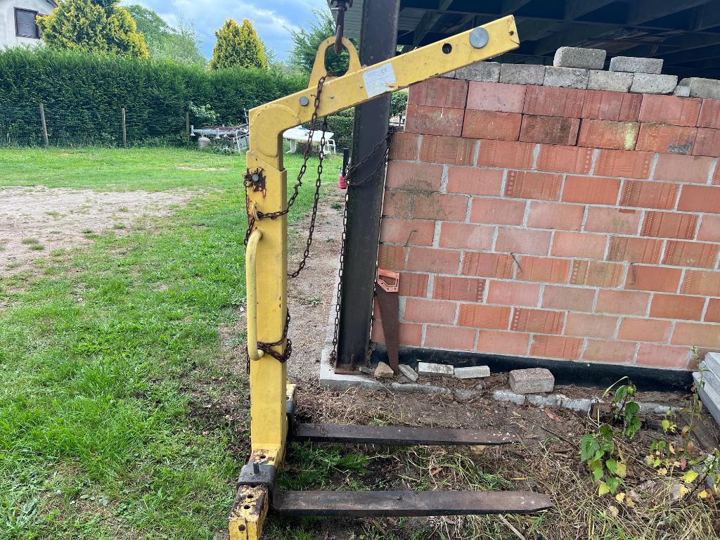 Crochet à palettes 1 tonne - Réglable - PROFESSIONNEL, Enlèvement, Utilisé, Manuelle