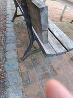 Robuuste tuinbank, met leuk uitwisbaa kussen , 4 stuks r, Ophalen