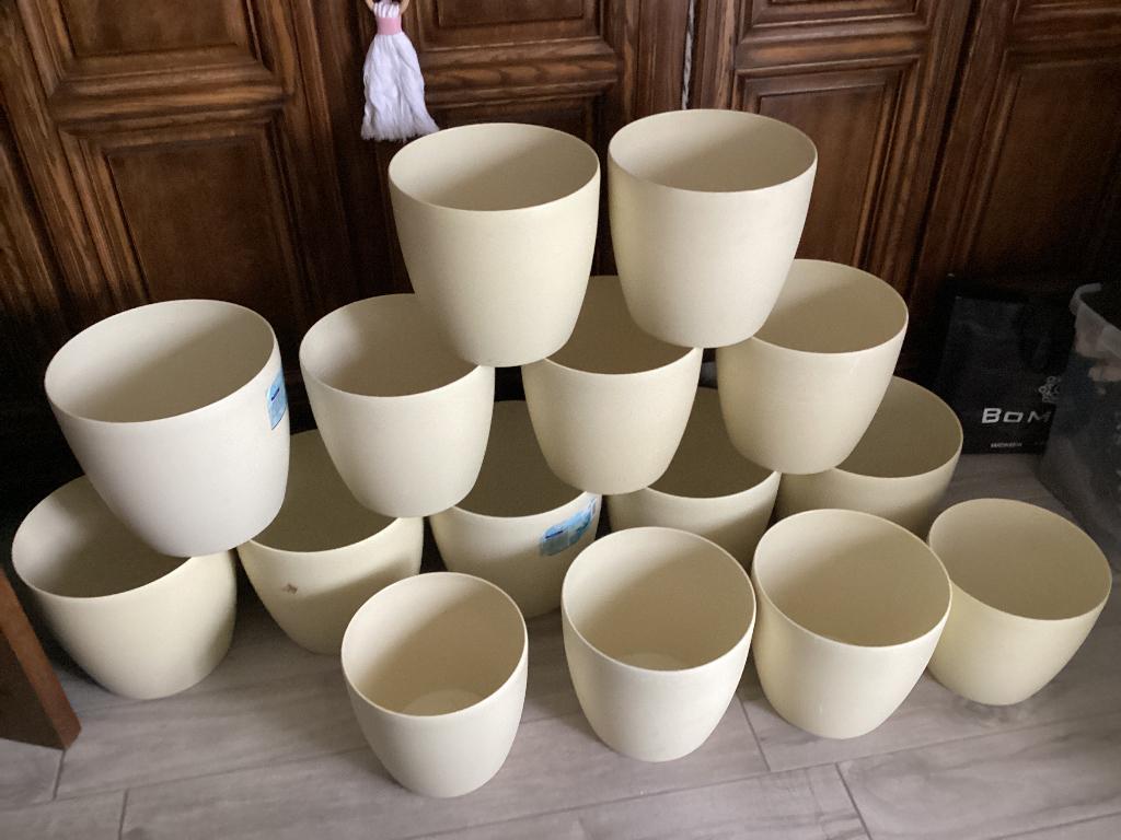 Bloempotten voor planten in te zetten, Jardin & Terrasse, Pots de fleurs, Enlèvement, Utilisé