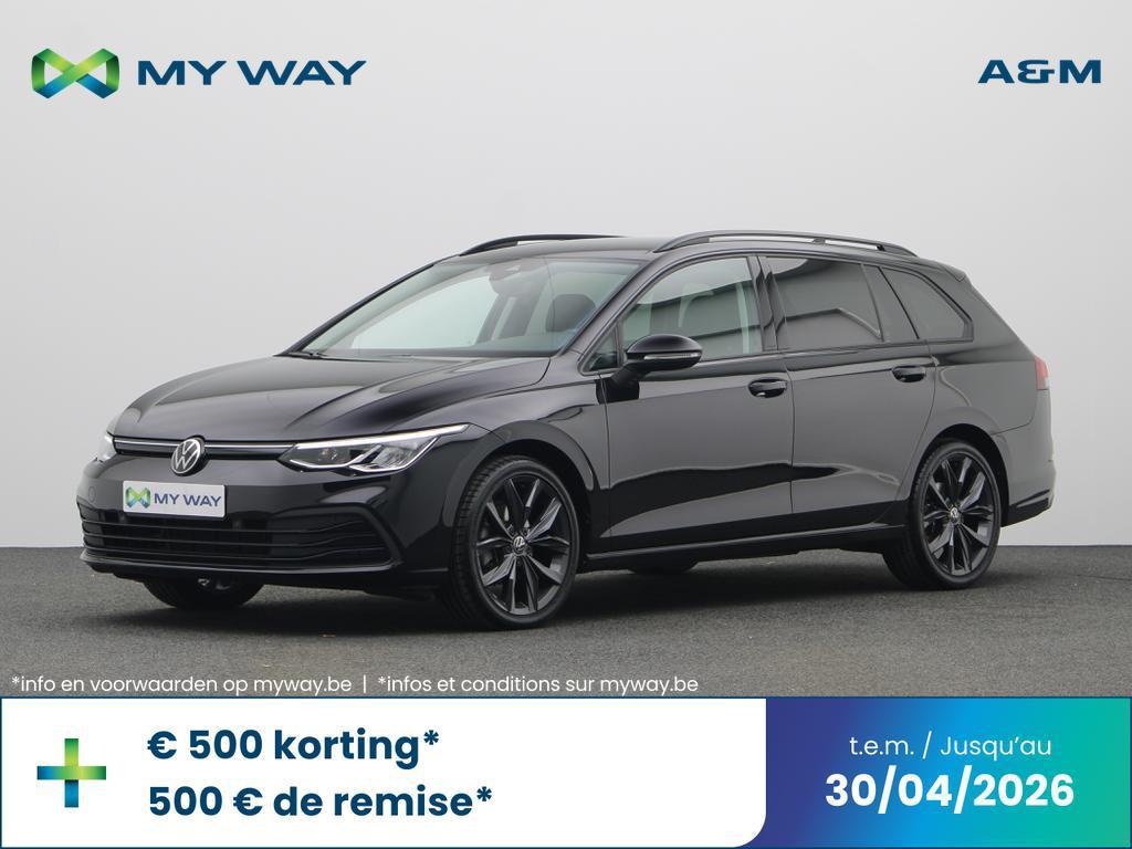 Volkswagen Golf VIII SW Golf SW 1.5 eTSI Life Business OPF D, Automaat, Zwart, https://public.car-pass.be/vhr/7650f2d1-c2cf-4a68-bac8-11ac1ceabece