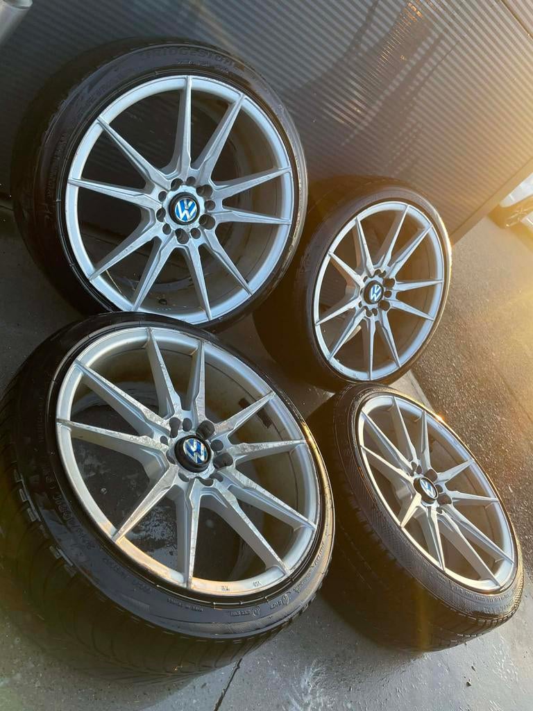 Jantes 18 double entraxe 5X112 et 5X100, Autos : Pièces & Accessoires, Pneus & Jantes, Enlèvement, 18 pouces, Pneus été, Pneus et Jantes