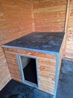 Nachthok geïsoleerd 95x125cm  in douglas hout, Dieren en Toebehoren, Hondenhokken, Ophalen