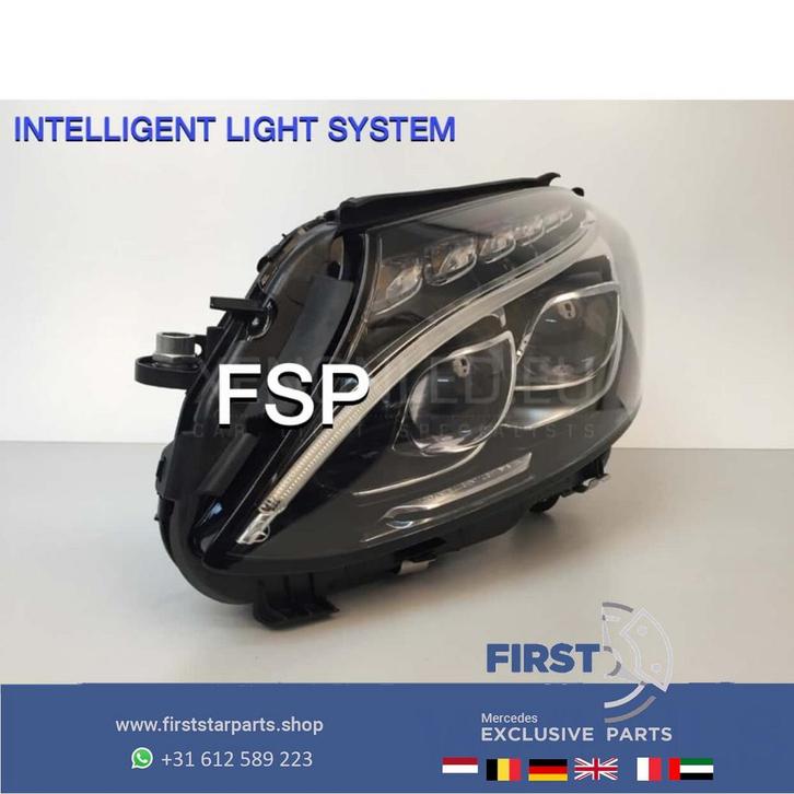 W205 ILS LED Koplamp LINKS Mercedes C Klasse 2014-2019 ORIGI, Auto-onderdelen, Verlichting, Mercedes-Benz, Gebruikt, Ophalen of Verzenden