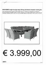 SAN REMO angle Lounge acheté chez OVERSTOCK, Enlèvement, Comme neuf