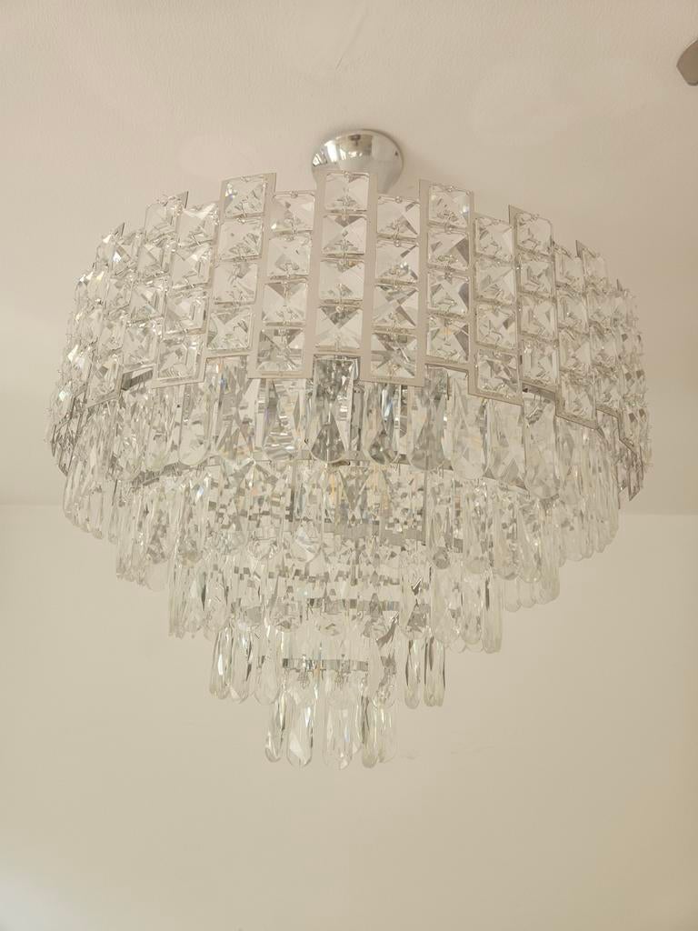 Lustre en cristal 6 ampoules