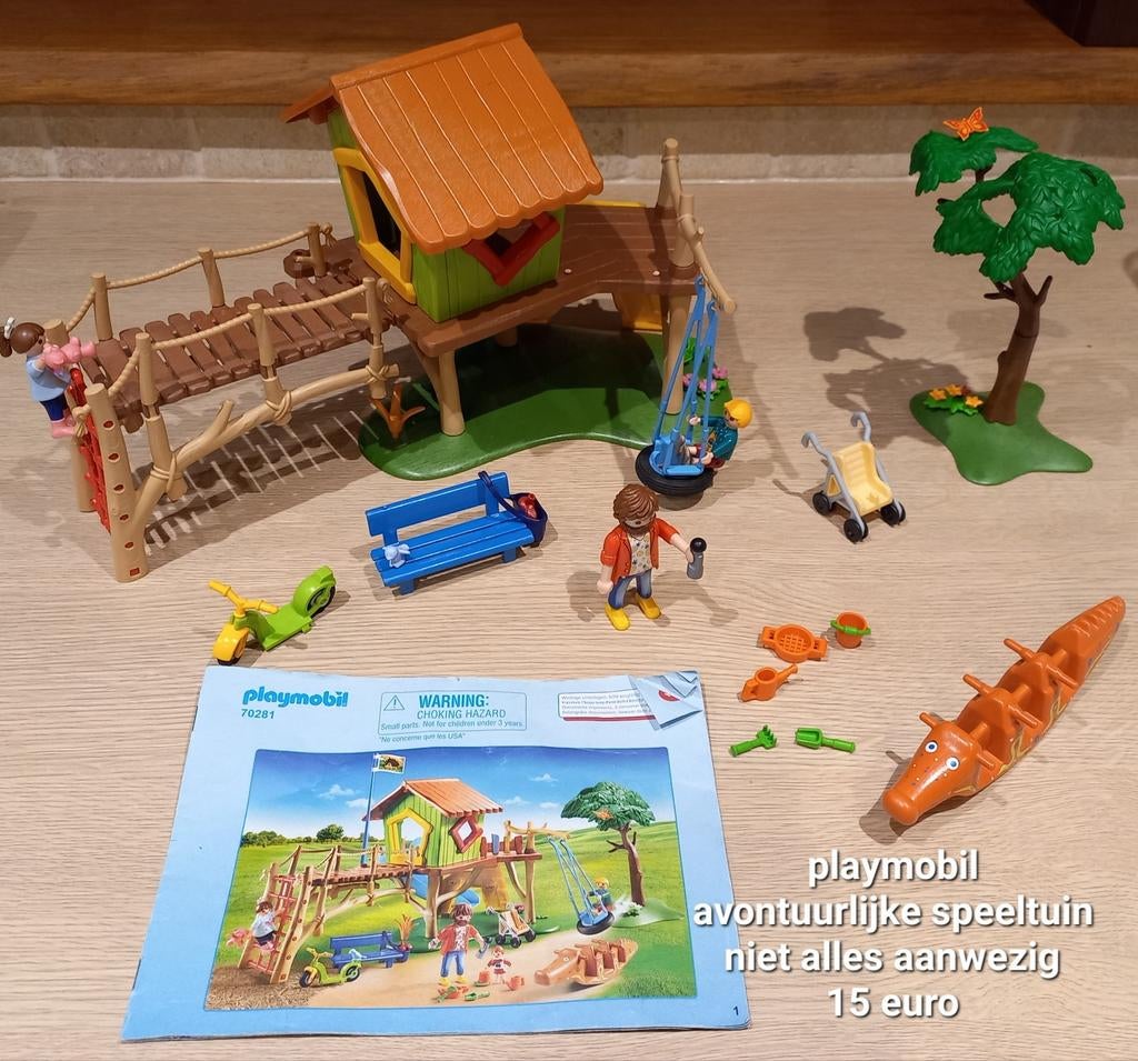 Playmobil speeltuin, Ophalen