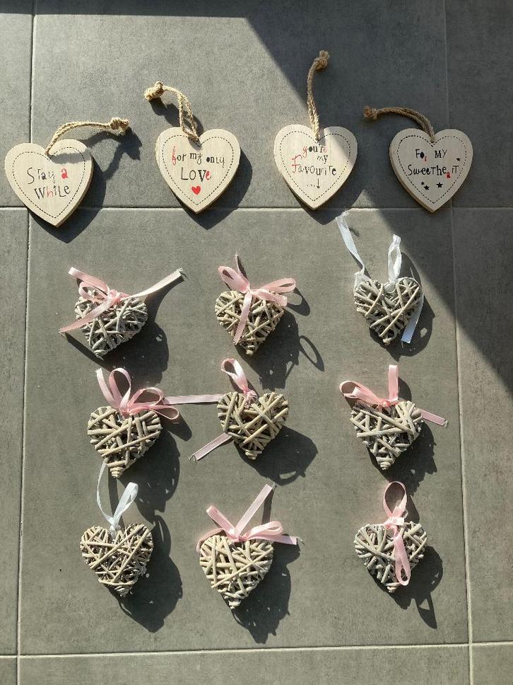 Lot met 14 harten, Maison & Meubles, Accessoires pour la Maison | Autre, Comme neuf, Enlèvement ou Envoi