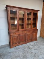 Massief teakhouten buffetkast/vitrinekast 230cm, Ophalen