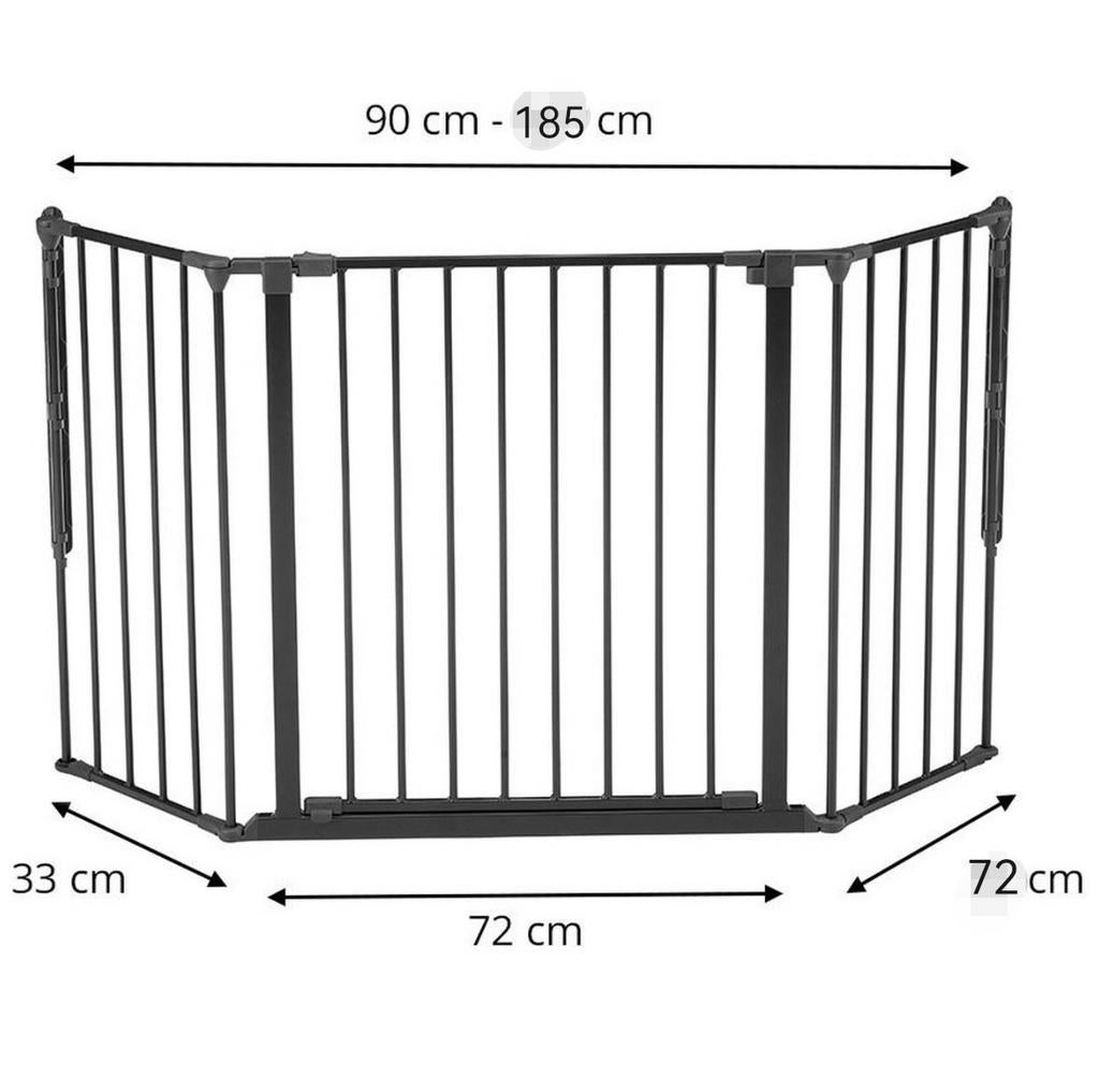 Babydan veiligheidshekje zwart nieuw, Kinderen en Baby's, Traphekjes, Ophalen