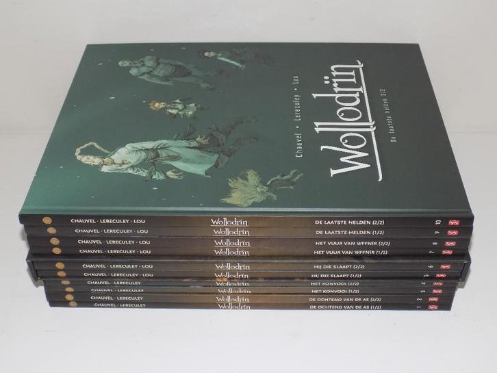 Wollodrin ~ Complete serie hardcovers 1 t/m 10 + Box, Livres, BD, Comme neuf, Série complète ou Série, Enlèvement ou Envoi