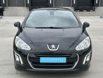 Peugeot 308 cabrio 1.6 HDI 2015 met 150610km GPS/Cruise, Auto's, Cabriolet, Zwart, Bedrijf, Grijs