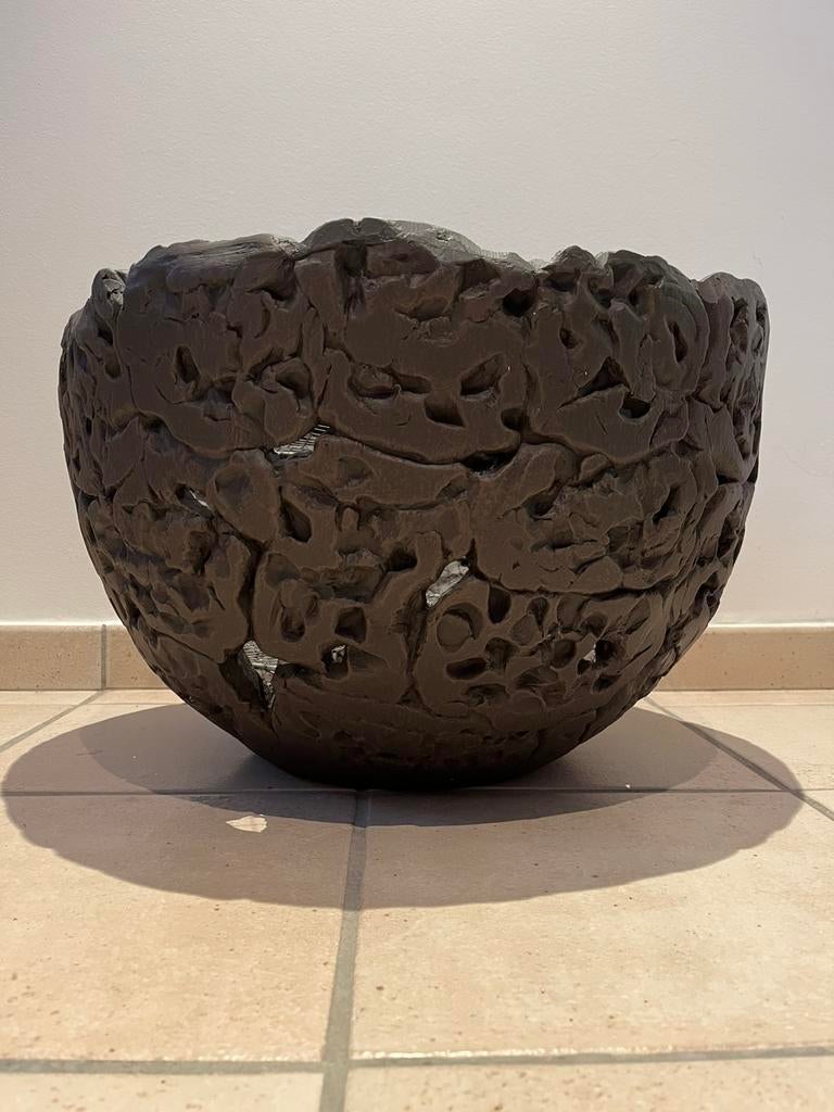 Handgemaakte keramieken plantenbak, Ophalen, Gebruikt