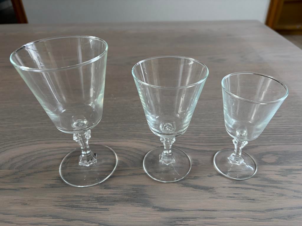 Glasservies, Ophalen, Gebruikt