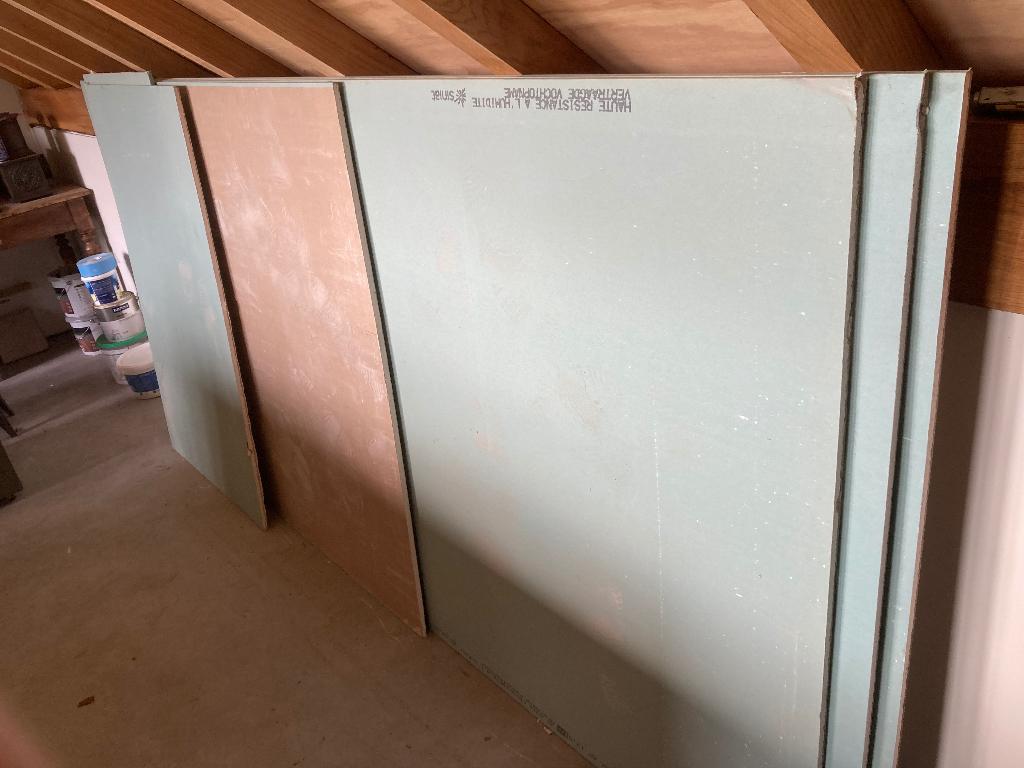 Gipsplaten waterwerend, Ophalen, Nieuw